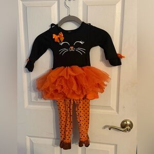 Blueberi Boulevard Black and Orange Cat Outfit